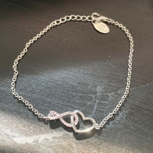 Tocara 925 Silver Heart Bracelet
